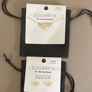 SUGAR FIX 14K Gold Plated Jewelry Set
